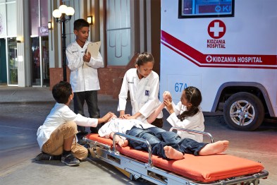 KZ Mumbai_Kids role-playing as Paramedics