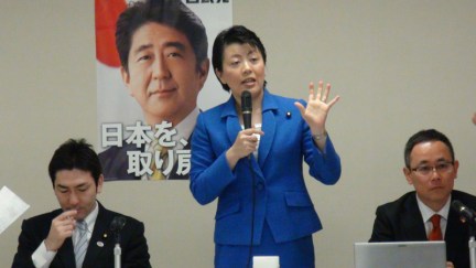 Ms. Haruko Arimura, a member of the House of Councillors in the Diet.