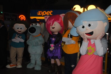 Urbano, Bache, Chika, Beebop and Chika escorted the guests through KidZania Istanbul