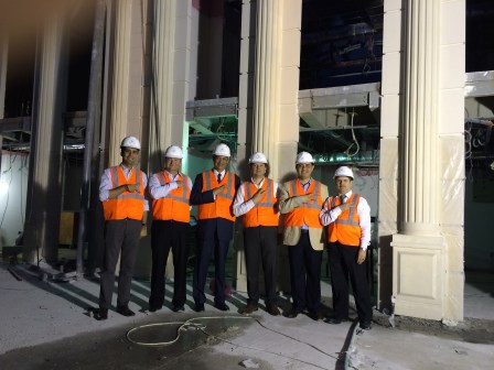 From left to right: Mr. Gilberto Güido, Mr. Ric Fearnett, Ambassador Trejo, Mr. Andrés Fabre, Consul Galván and Mr. Nael Faqih.