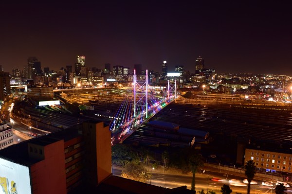 Nelson Mandela bridge in Johannesburg